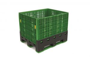 Ecobin 100x120x80 palletcontainer groen