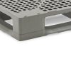 Plastic pallets 1200x1000 mm heavy omlopend 1750 kg - Afbeelding 3