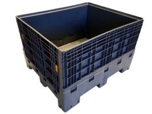 EEcobin 100x120x100 palletcontainer met sleeplatten