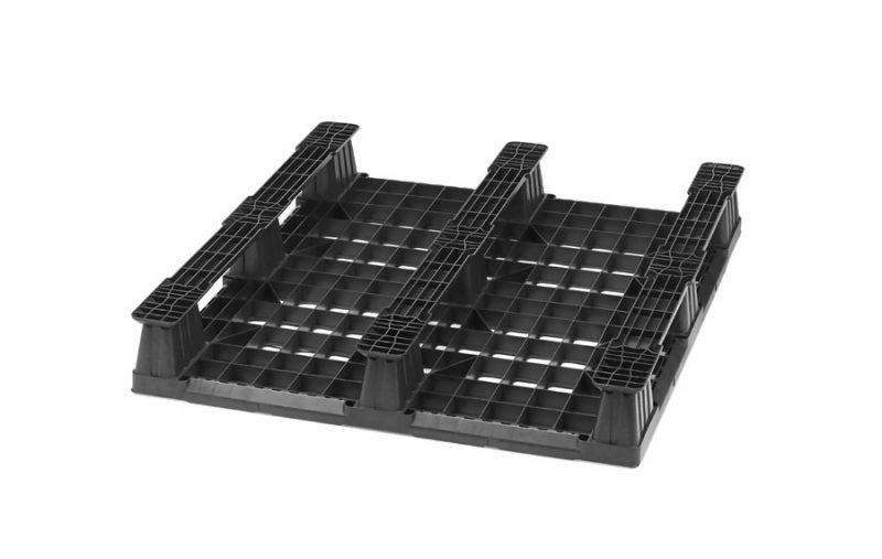 Plastic pallets 1200x800 mm 3 sleeplatten 1000 kg