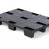 Plastic pallets 1140x760 mm closed deck nestbaar 1000 kg