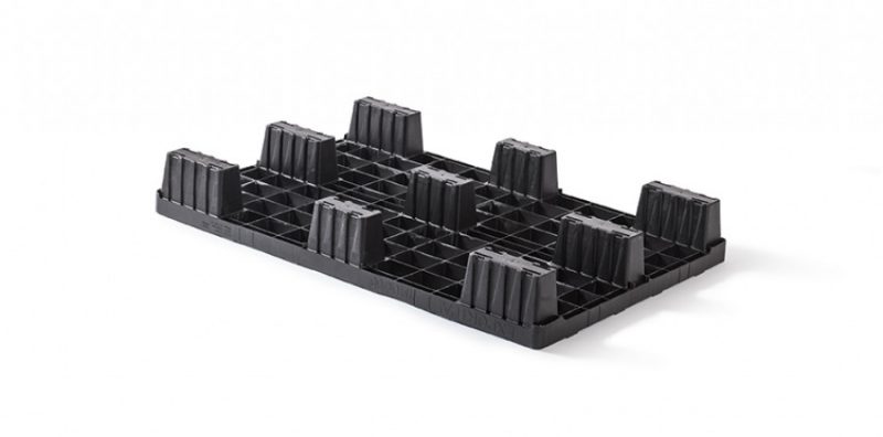 Plastic pallets 1140x760mm nestbaar - Afbeelding 2