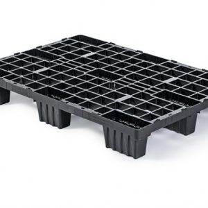 Plastic pallets 1140x760 mm open deck nestbaar 1000 kg
