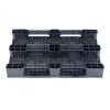 Plastic pallets 1200x800 mm heavy 3 sleeplatten 1750 kg - Afbeelding 2