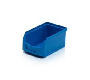 kunststof magazijnbak blauw