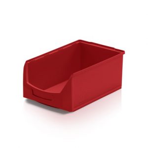 kunststof magazijnbak rood 500x310x200mm