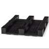 Kunststof pallets 100x120cm gesloten dek 3 runner