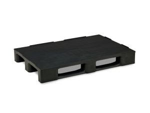 HYGIËNE PALLET 1200X800MM SEMI CLOSED DECK 3 RUNNER