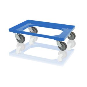 Dolly transport kar 600x400x150mm blauw